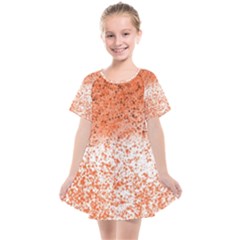 Scrapbook Orange Shades Kids  Smock Dress