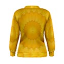 Wave Lines Yellow Women s Sweatshirt View2