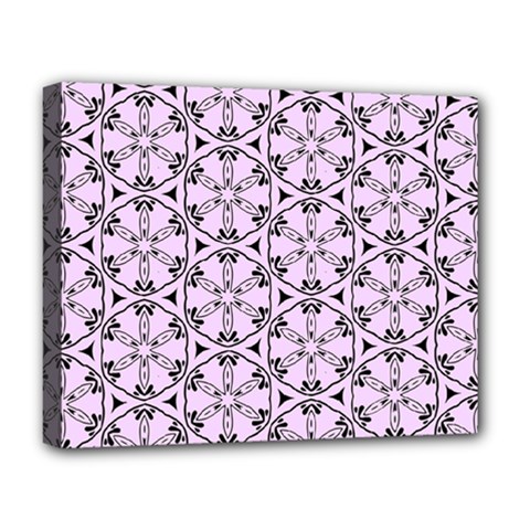 Texture Tissue Seamless Flower Deluxe Canvas 20  X 16  (stretched) by HermanTelo