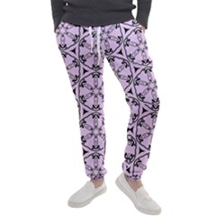 Texture Tissue Seamless Flower Men s Jogger Sweatpants