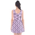 Texture Tissue Seamless Flower Scoop Neck Skater Dress View2