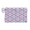 Texture Tissue Seamless Flower Canvas Cosmetic Bag (Large) View1