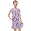 Texture Tissue Seamless Flower Kids  Cross Web Dress View1