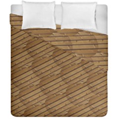 Wood Texture Wooden Duvet Cover Double Side (california King Size)