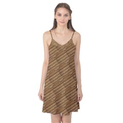 Wood Texture Wooden Camis Nightgown