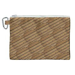 Wood Texture Wooden Canvas Cosmetic Bag (xl) by HermanTelo