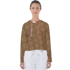 Wood Texture Wooden Women s Slouchy Sweat