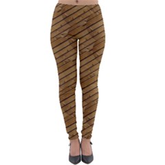 Wood Texture Wooden Lightweight Velour Leggings by HermanTelo