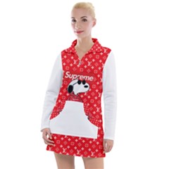 Snoop L Copy Women s Long Sleeve Casual Dress