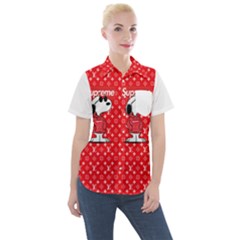 Snoop L Copy Women s Short Sleeve Pocket Shirt