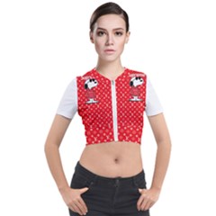 Snoop L Copy Short Sleeve Cropped Jacket