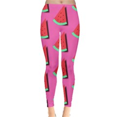 Fresh Watermelon Slices Leggings  by VeataAtticus