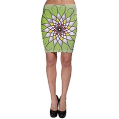 Mandala Model Figure Graphics Bodycon Skirt by Pakrebo