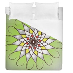 Mandala Model Figure Graphics Duvet Cover (queen Size) by Pakrebo