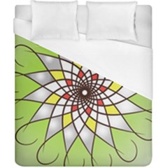 Mandala Model Figure Graphics Duvet Cover (california King Size) by Pakrebo