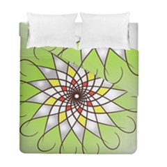 Mandala Model Figure Graphics Duvet Cover Double Side (full/ Double Size) by Pakrebo