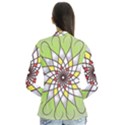 Mandala Model Figure Graphics Drape Collar Cardigan View2