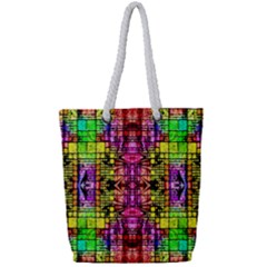 Ml-c-4-7 Full Print Rope Handle Tote (small) by ArtworkByPatrick