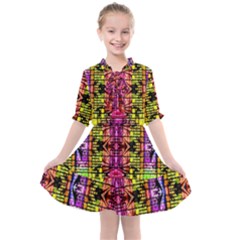 Ml-c-4-7 Kids  All Frills Chiffon Dress