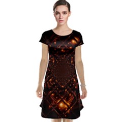 Fire Glass Fractal Cap Sleeve Nightdress