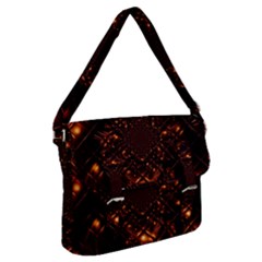 Fire Glass Fractal Buckle Messenger Bag by Pakrebo