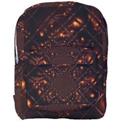 Fire Glass Fractal Full Print Backpack by Pakrebo