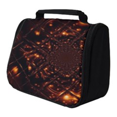 Fire Glass Fractal Full Print Travel Pouch (small) by Pakrebo