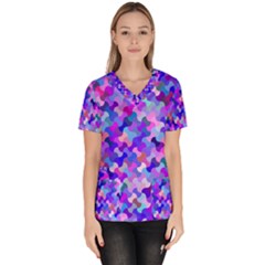 Ml-c-4-8 Women s V-neck Scrub Top by ArtworkByPatrick