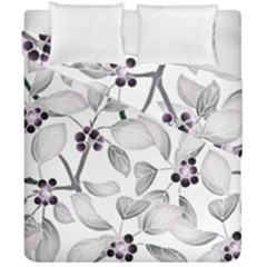 Floral Pattern Background Duvet Cover Double Side (california King Size)