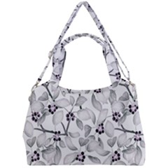 Floral Pattern Background Double Compartment Shoulder Bag by Pakrebo