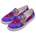 Colorful Abstract Design Pattern Men s Canvas Slip Ons View2