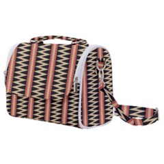 Zigzag Tribal Ethnic Background Satchel Shoulder Bag by Pakrebo