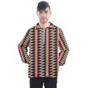 Zigzag Tribal Ethnic Background Men s Half Zip Pullover View1