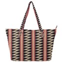 Zigzag Tribal Ethnic Background Full Print Shoulder Bag View1