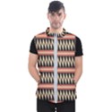 Zigzag Ethnic Pattern Background Men s Puffer Vest View1