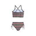 Zigzag Ethnic Pattern Background Girls  Tankini Swimsuit View2