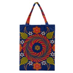 Hungarian Mandala Flower Classic Tote Bag by Pakrebo