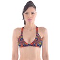 Hungarian Mandala Flower Plunge Bikini Top View1