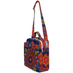 Hungarian Mandala Flower Crossbody Day Bag