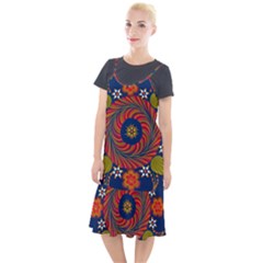 Hungarian Mandala Flower Camis Fishtail Dress