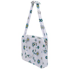 Floral Pattern Seamless Endless Cross Body Office Bag