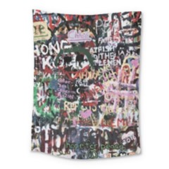 Graffiti Wall Background Medium Tapestry