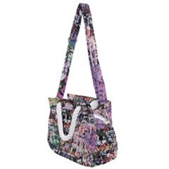 Graffiti Wall Background Rope Handles Shoulder Strap Bag