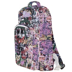 Graffiti Wall Background Double Compartment Backpack by Pakrebo