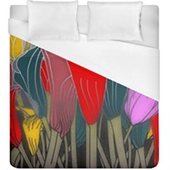 Floral Pattern Background Texture Duvet Cover (king Size) by Pakrebo