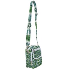 Leaves Tropical Wallpaper Foliage Shoulder Strap Belt Bag