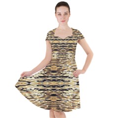 Ml-c-4-9 Cap Sleeve Midi Dress by ArtworkByPatrick