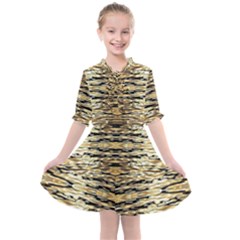 Ml-c-4-9 Kids  All Frills Chiffon Dress