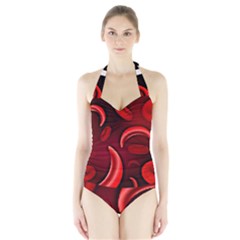 Cells All Over  Halter Swimsuit by shawnstestimony