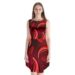 Cells All Over  Sleeveless Chiffon Dress   by shawnstestimony